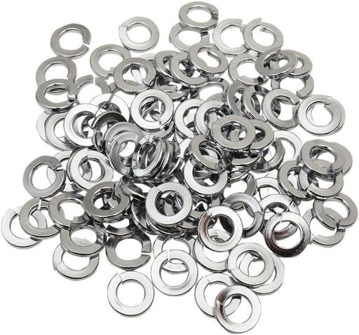 Drag Specialties Washers Silver Lock 100 Pack