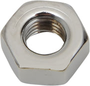 Drag Specialties Hex Nuts Silver 100 Pack
