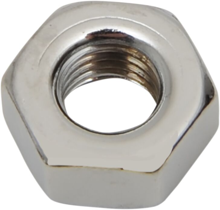 Drag Specialties Hex Nuts Silver 100 Pack