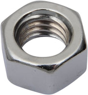 Drag Specialties Hex Nuts Silver 100 Pack - MPB166