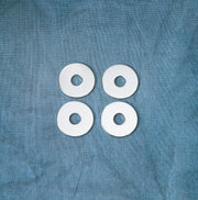 Drag Specialties Washer Set Silver Tumbled 4 Pack
