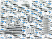 Drag Specialties Motor Bolt Set Chrome Silver Smooth Socket-Head