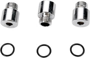 Drag Specialties Oil Pump Socket-Head Plug Set Chrome Silver Smooth - MK112