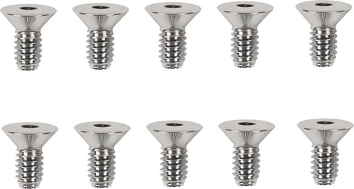 Drag Specialties Derby/Inspection Covers Only Screw Set Chrome Silver Socket-Head Derby Cover