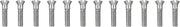 Drag Specialties Cam Cover Bolt Kit Chrome Silver Smooth Socket-Head Steel