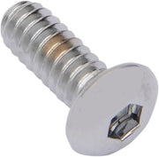 Drag Specialties Replacement Button Head Bolts Chrome Polished Silver 10 Pack - MPB394