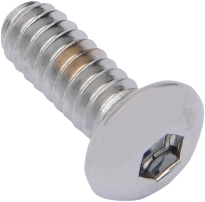 Drag Specialties Replacement Button Head Bolts Chrome Polished Silver 10 Pack - MPB394