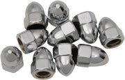 Drag Specialties Acorn Nut Sets Silver 10 Pack - MPB107