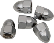 Drag Specialties Acorn Nut Sets Silver 5 Pack - MPB111