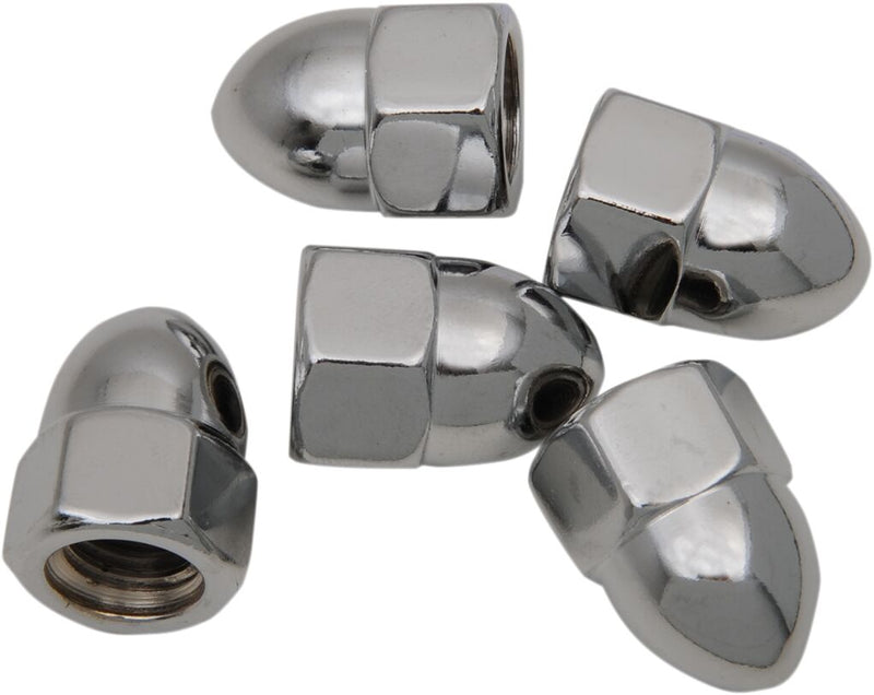 Drag Specialties Acorn Nut Sets Silver 5 Pack - MPB111