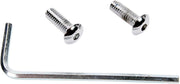 Drag Specialties Point Cover Bolt Set Chrome Silver Button-Head - MK128