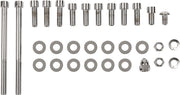 Drag Specialties Motor Mount Bolt Set Chrome Silver Smooth Socket-Head
