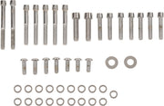 Drag Specialties Inner and Outer Primary/Derby/Inspection Covers Bolt Set Chrome Silver Smooth Socket-Head Derby Cover Inner Primary Cover - MK266S