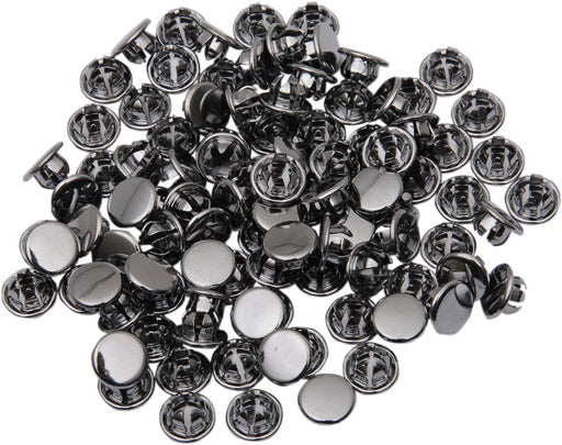 Drag Specialties Refill End Plug Bag Chrome Silver Replacement Steel 100 Pack