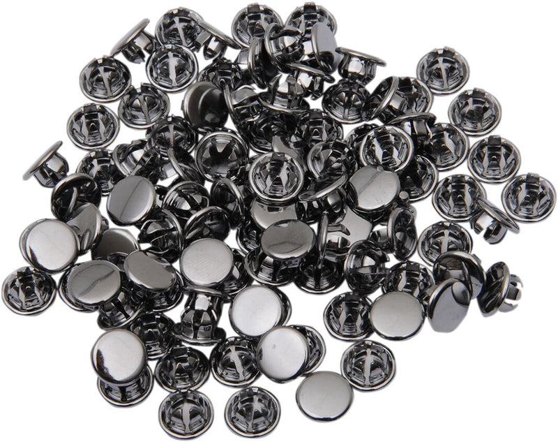 Drag Specialties Refill End Plug Bag Chrome Silver Replacement Steel 100 Pack