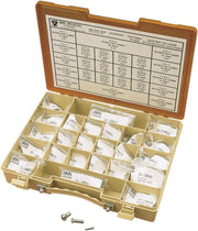 Drag Specialties Button Head Bolt Assortment Kit Chrome Polished Silver