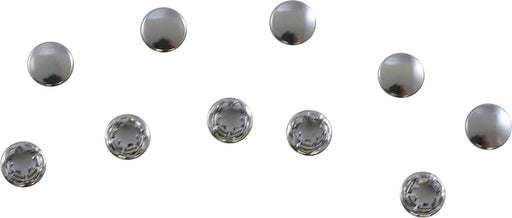 Drag Specialties End Plugs Silver Socket Steel 10 Pack
