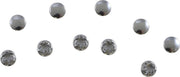 Drag Specialties End Plugs Silver Socket Steel 10 Pack - MBP0514