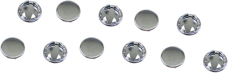Drag Specialties End Plugs Silver Socket Steel 10 Pack - MBP0738