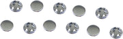 Drag Specialties End Plugs Silver Socket Steel 10 Pack