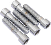 Drag Specialties Replacement Coarse Thread Socket-Head Bolts Chrome Polished Silver Smooth 5 Pack