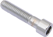 Drag Specialties Replacement Coarse Thread Socket-Head Bolts Chrome Polished Silver Smooth 5 Pack