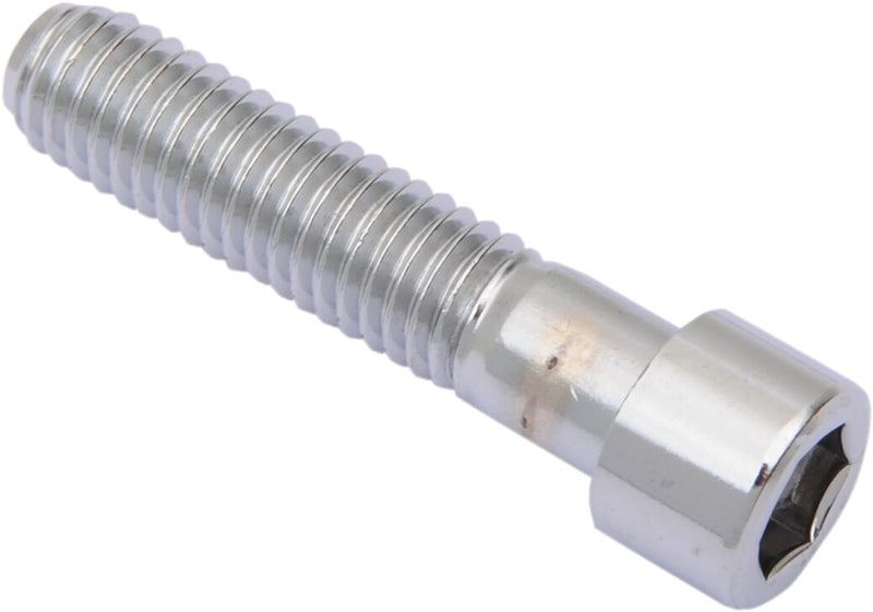 Drag Specialties Replacement Coarse Thread Socket-Head Bolts Chrome Polished Silver Smooth 5 Pack