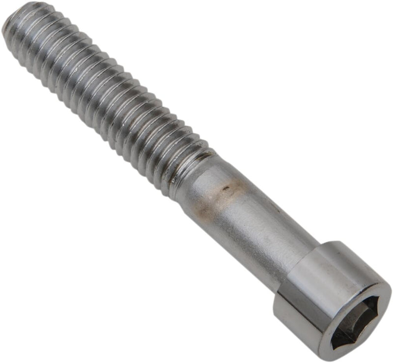 Drag Specialties Replacement Coarse Thread Socket-Head Bolts Chrome Polished Silver Smooth 5 Pack