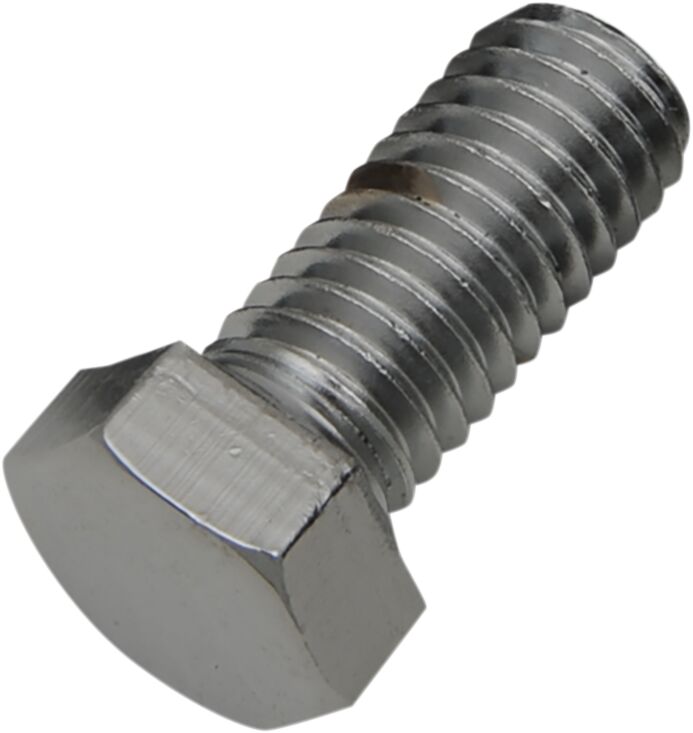 Drag Specialties Replacement Hex-Head Bolts Silver 5 Pack