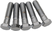 Drag Specialties Replacement Hex-Head Bolts Silver 5 Pack - MPB720