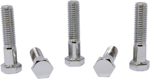 Drag Specialties Replacement Hex-Head Bolts Silver 5 Pack