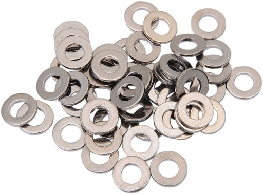 Drag Specialties Specialty Washers Silver AN 50 Pack