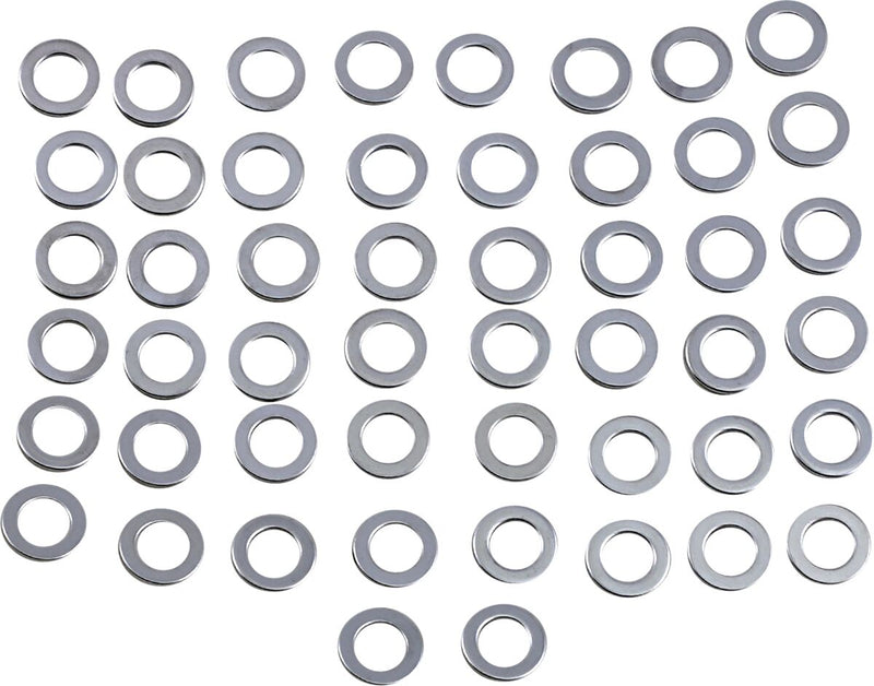 Drag Specialties Specialty Washers Silver AN 50 Pack