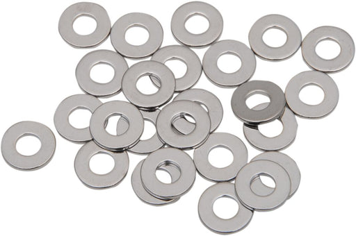 Drag Specialties Specialty Washers Silver USS 25 Pack
