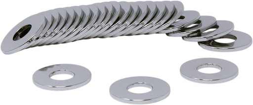Drag Specialties Specialty Washers Silver USS 25 Pack
