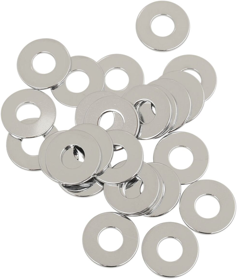 Drag Specialties Specialty Washers Silver USS 25 Pack
