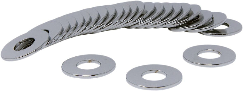Drag Specialties Specialty Washers Silver USS 25 Pack - MPB596