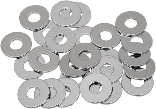 Drag Specialties Specialty Washers Silver USS 25 Pack