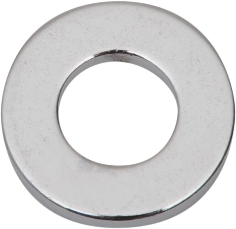 Drag Specialties Specialty Flat Washers Chrome Silver 10 Pack - MPB744