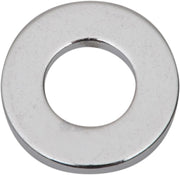 Drag Specialties Specialty Flat Washers Chrome Silver 10 Pack