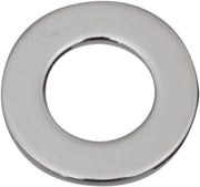Drag Specialties Specialty Flat Washers Chrome Silver 10 Pack