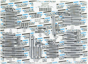 Drag Specialties Engine Case Bolt Set Chrome Silver Smooth Socket-Head - MK371S