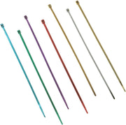 Drag Specialties Cable Ties Electro Plated Silver 10 Pack - 10-6010C-10-HC3
