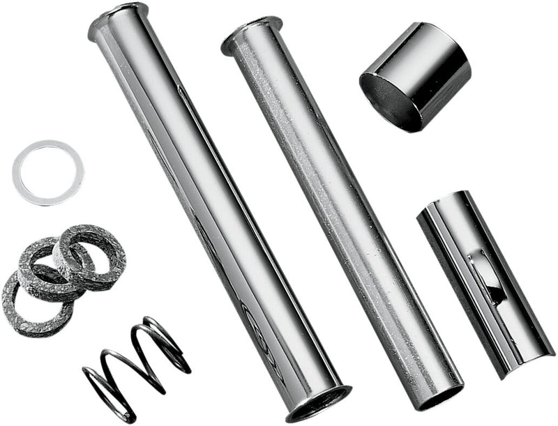 Drag Specialties Chrome Pushrod Tube Assembly for 1948-1965 Harley-Davidson Touring Motorcycles