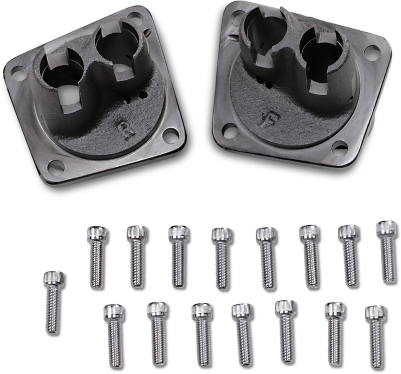 Drag Specialties Lifter Blocks Black Cast Iron Pair