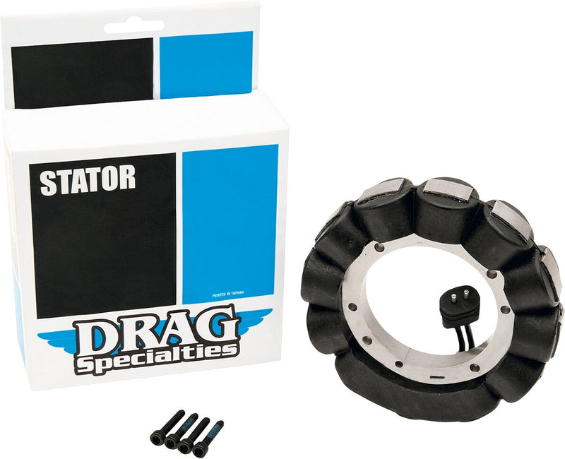 Drag Specialties Coated Alternator Stator Black - 29965-81ACBXLB1