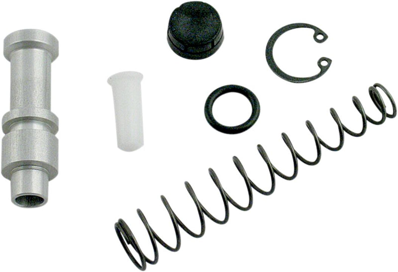 Drag Specialties Rear Brake Master Cylinder Rebuild Kit Black Silver Standard - 19219