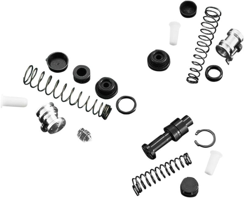 Drag Specialties Master Cylinder Rebuild Kit Black Silver Front Brake - 11835