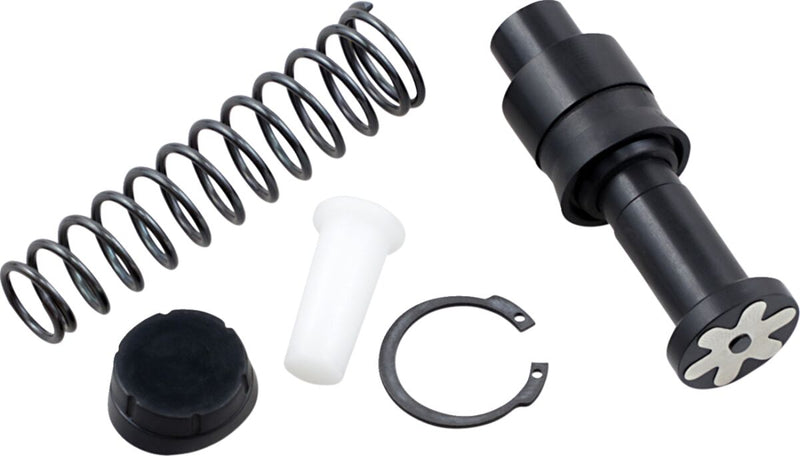 Drag Specialties Rear Brake Master Cylinder Rebuild Kit Black Silver Standard