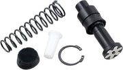 Drag Specialties Rear Brake Master Cylinder Rebuild Kit Black Silver Standard - 11641